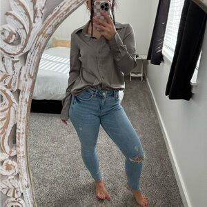 Zara mid-rise denim